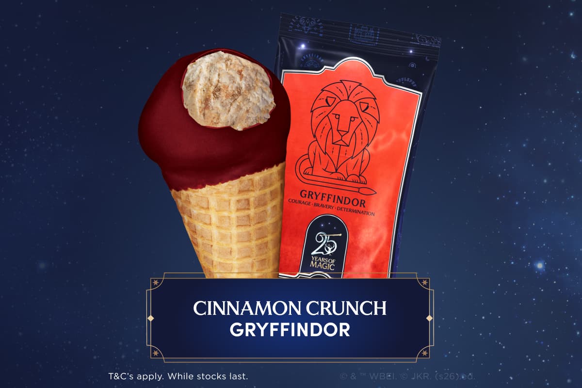 Gryffindor Cinnamon Crunch Choc Top